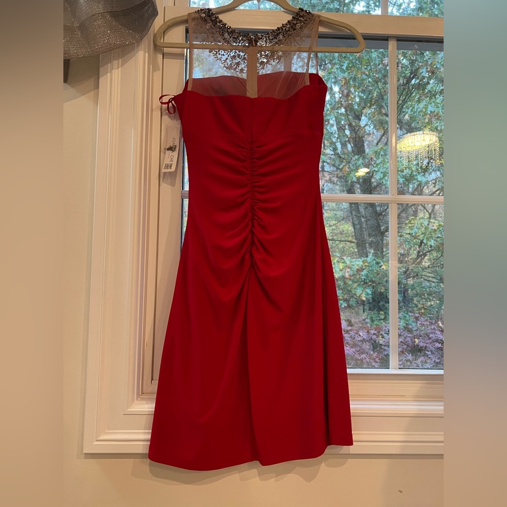 Joanna Chen New York mid length gown with embellished collar - Picture 11 of 14